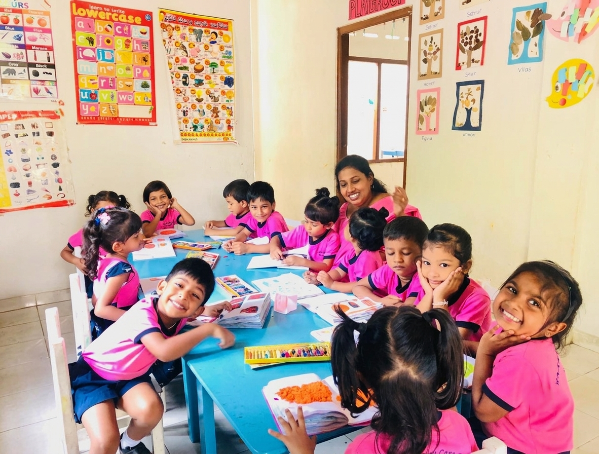 Happy children at Winchild